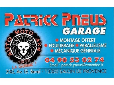 Illustration du partenaire Patrick Pneus